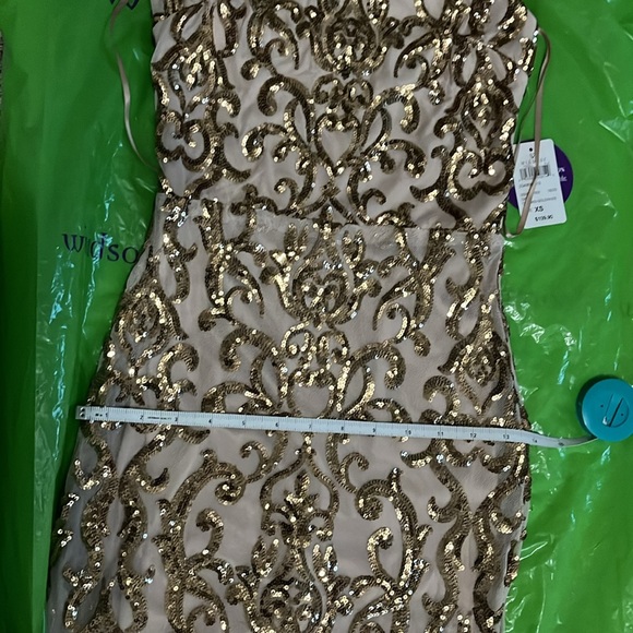 BRAND NEW Windsor formal gold sequin dress - Picture 14 of 14